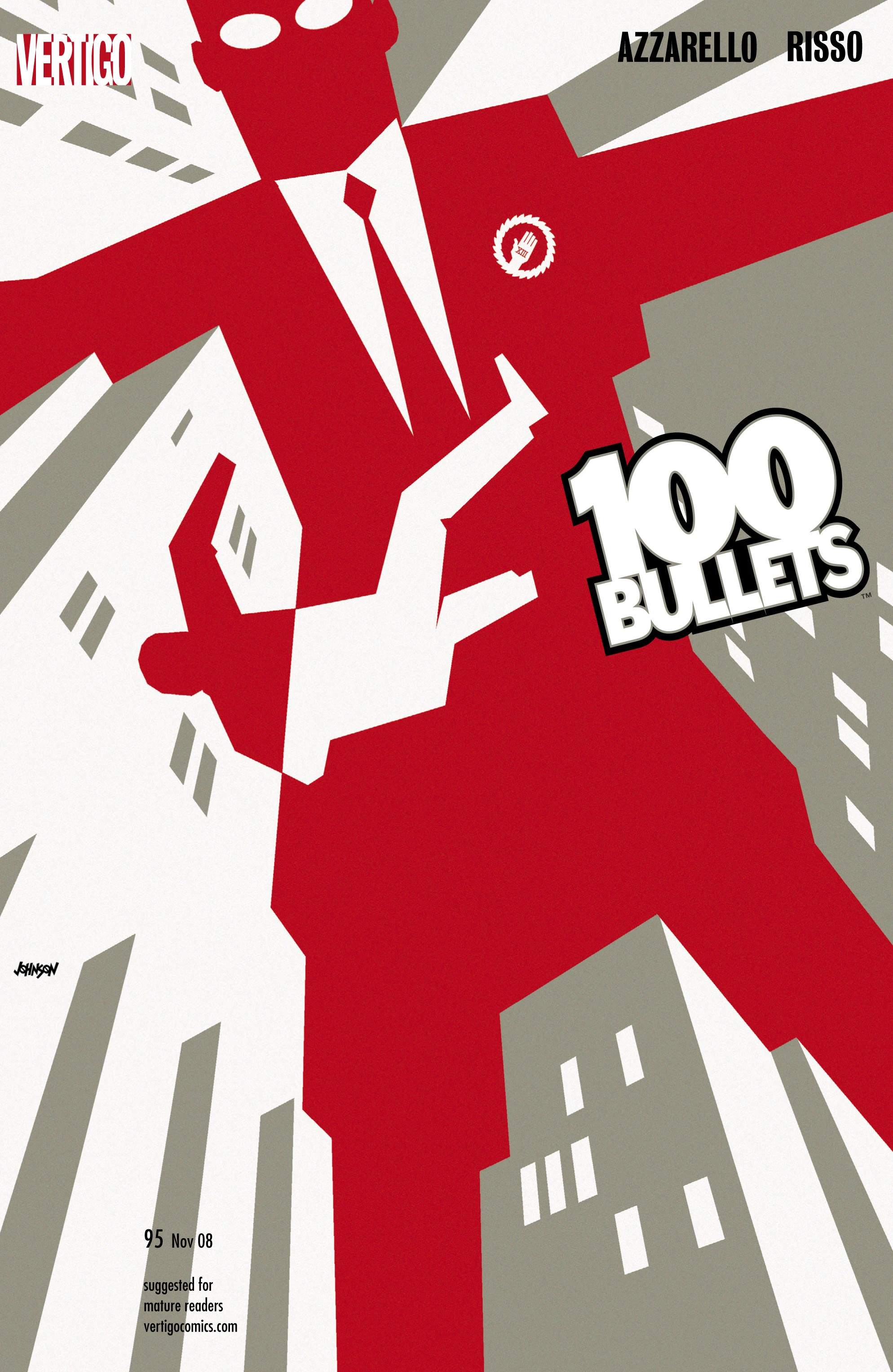 100 Bullets #95 (DC, 2008 — Cover A) cover